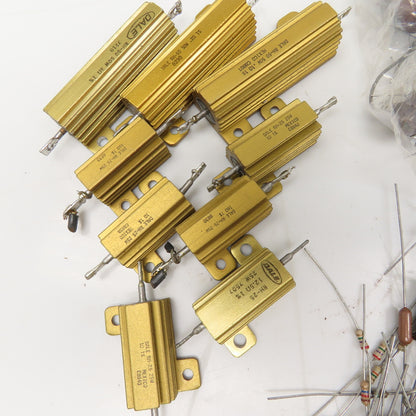 Huge Misc. Lot Solder In Bread Board Resistors Over 1000