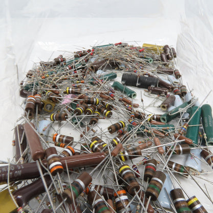 Huge Misc. Lot Solder In Bread Board Resistors Over 1000