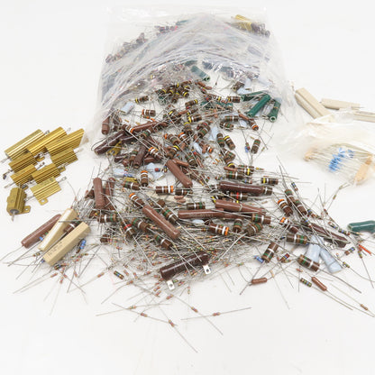 Huge Misc. Lot Solder In Bread Board Resistors Over 1000