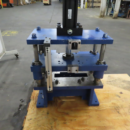 Hydraulic Die Shoe 4 Post Punch Press 5" Stroke 16-1/2" x 6-1/2" Die Clearance
