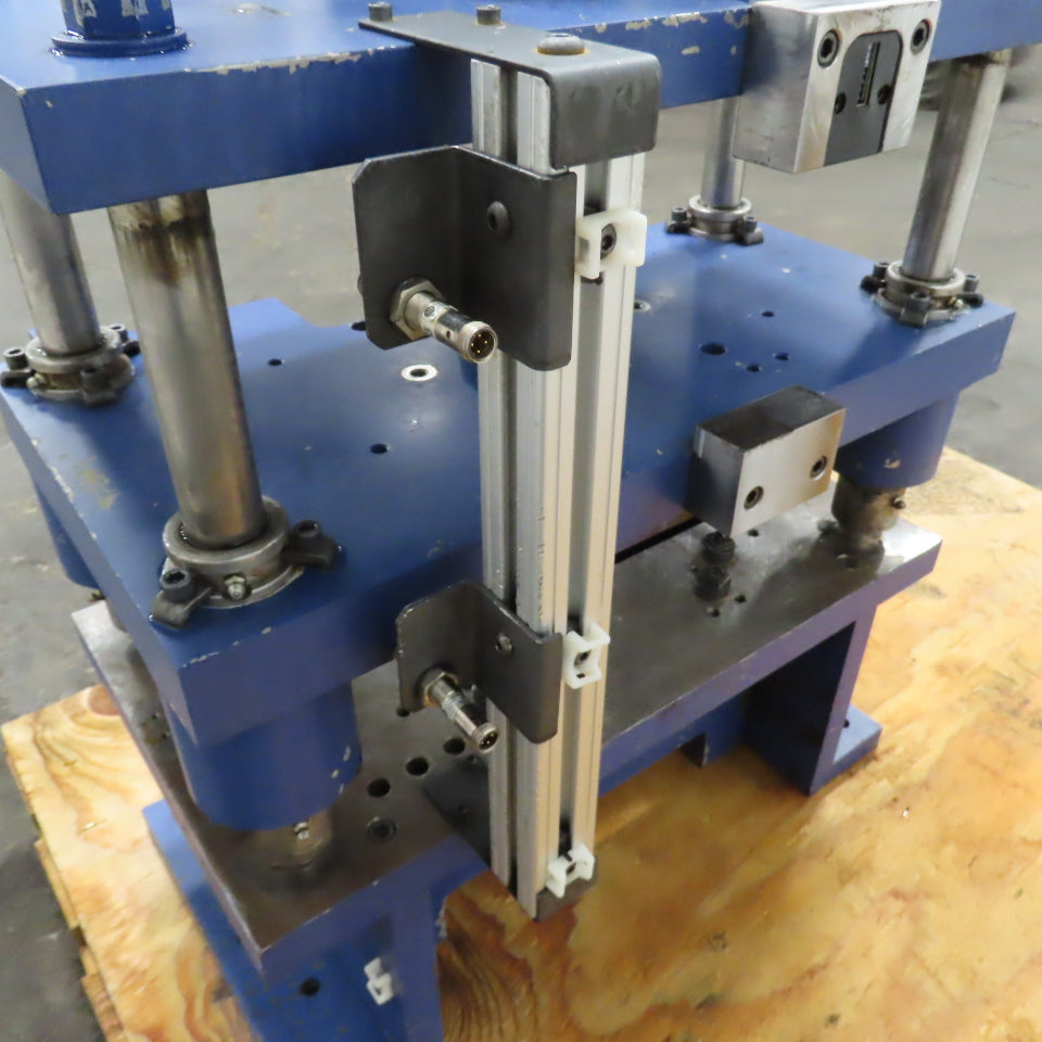 Hydraulic Die Shoe 4 Post Punch Press 5" Stroke 16-1/2" x 6-1/2" Die Clearance