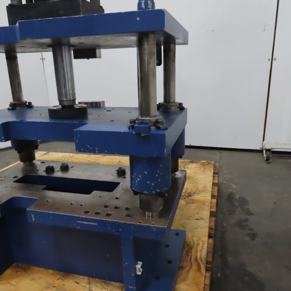 Hydraulic Die Shoe 4 Post Punch Press 5" Stroke 16-1/2" x 6-1/2" Die Clearance