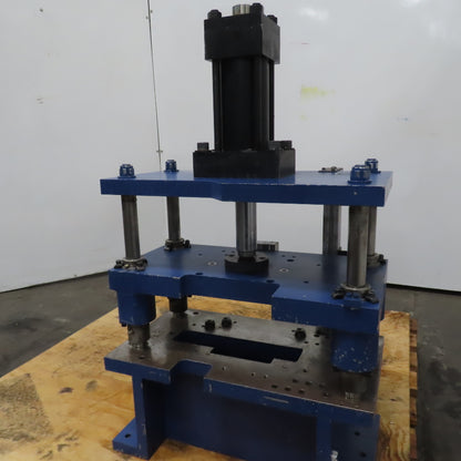 Hydraulic Die Shoe 4 Post Punch Press 5" Stroke 16-1/2" x 6-1/2" Die Clearance