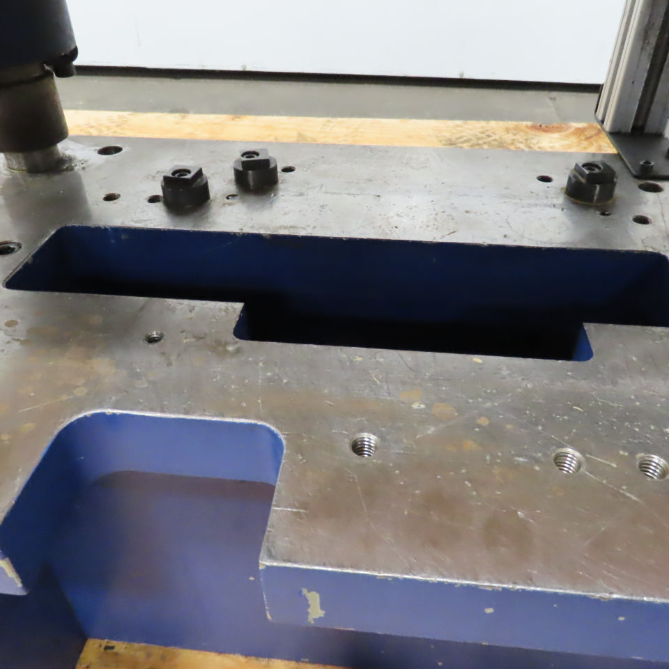 Hydraulic Die Shoe 4 Post Punch Press 5" Stroke 16-1/2" x 6-1/2" Die Clearance