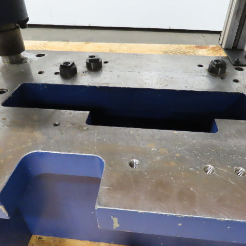 Hydraulic Die Shoe 4 Post Punch Press 5" Stroke 16-1/2" x 6-1/2" Die Clearance