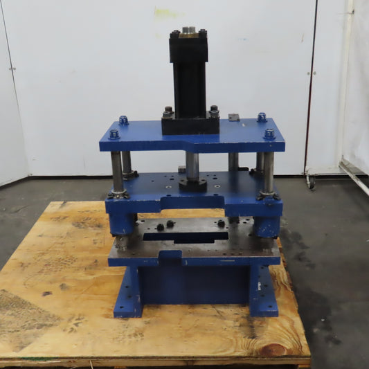Hydraulic Die Shoe 4 Post Punch Press 5" Stroke 16-1/2" x 6-1/2" Die Clearance