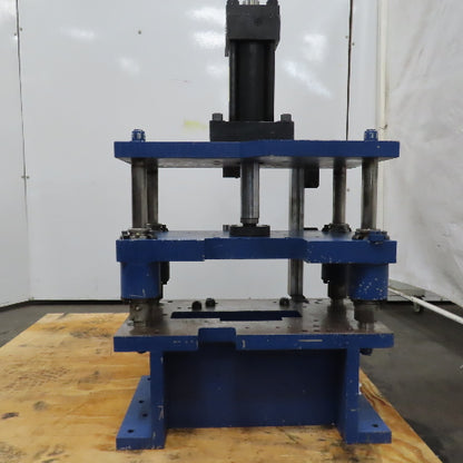 Hydraulic Die Shoe 4 Post Punch Press 5" Stroke 16-1/2" x 6-1/2" Die Clearance
