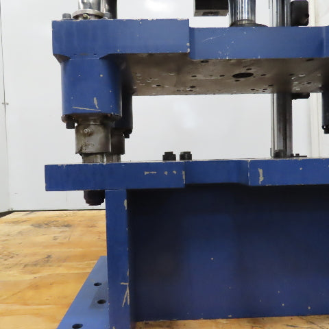 Hydraulic Die Shoe 4 Post Punch Press 5" Stroke 16-1/2" x 6-1/2" Die Clearance