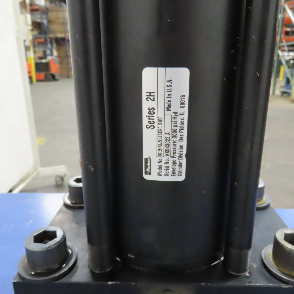 Hydraulic Die Shoe 4 Post Punch Press 5" Stroke 16-1/2" x 6-1/2" Die Clearance