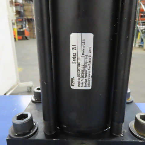 Hydraulic Die Shoe 4 Post Punch Press 5" Stroke 16-1/2" x 6-1/2" Die Clearance