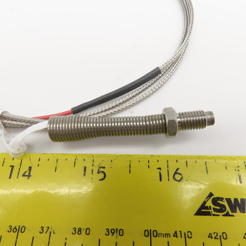 Plastic Process Equipment NTC-348 Thermocouple 1/4"-28 Thread Lot OF 3