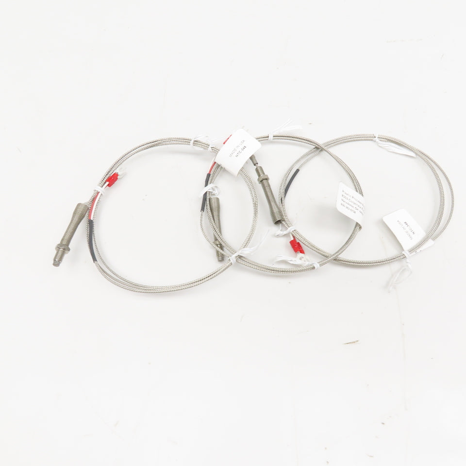 Plastic Process Equipment NTC-348 Thermocouple 1/4"-28 Thread Lot OF 3