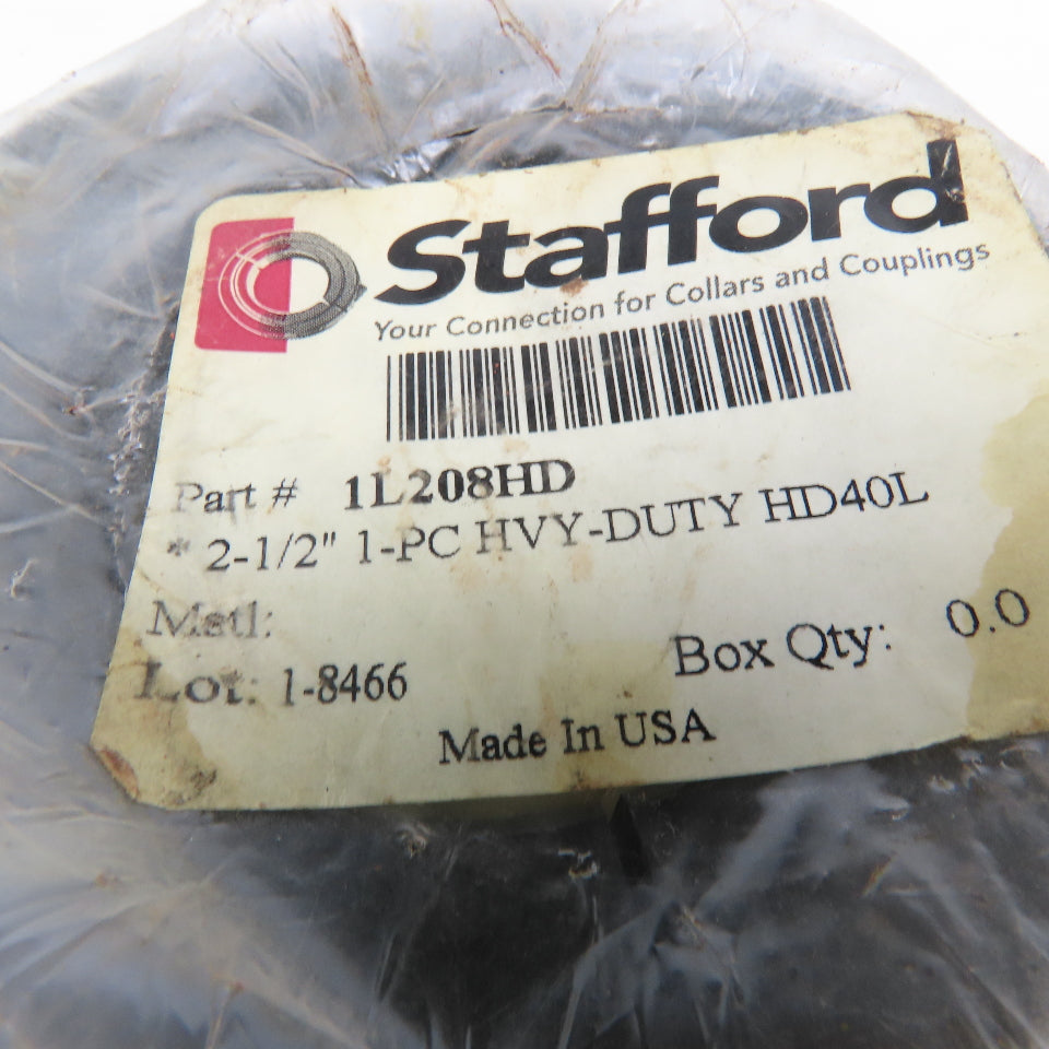 Stafford 1L208HD 2-1/2" 1 Piece Steel Heavy Duty Shaft Collar