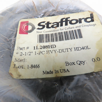 Stafford 1L208HD 2-1/2" 1 Piece Steel Heavy Duty Shaft Collar