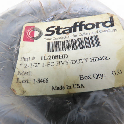 Stafford 1L208HD 2-1/2" 1 Piece Steel Heavy Duty Shaft Collar