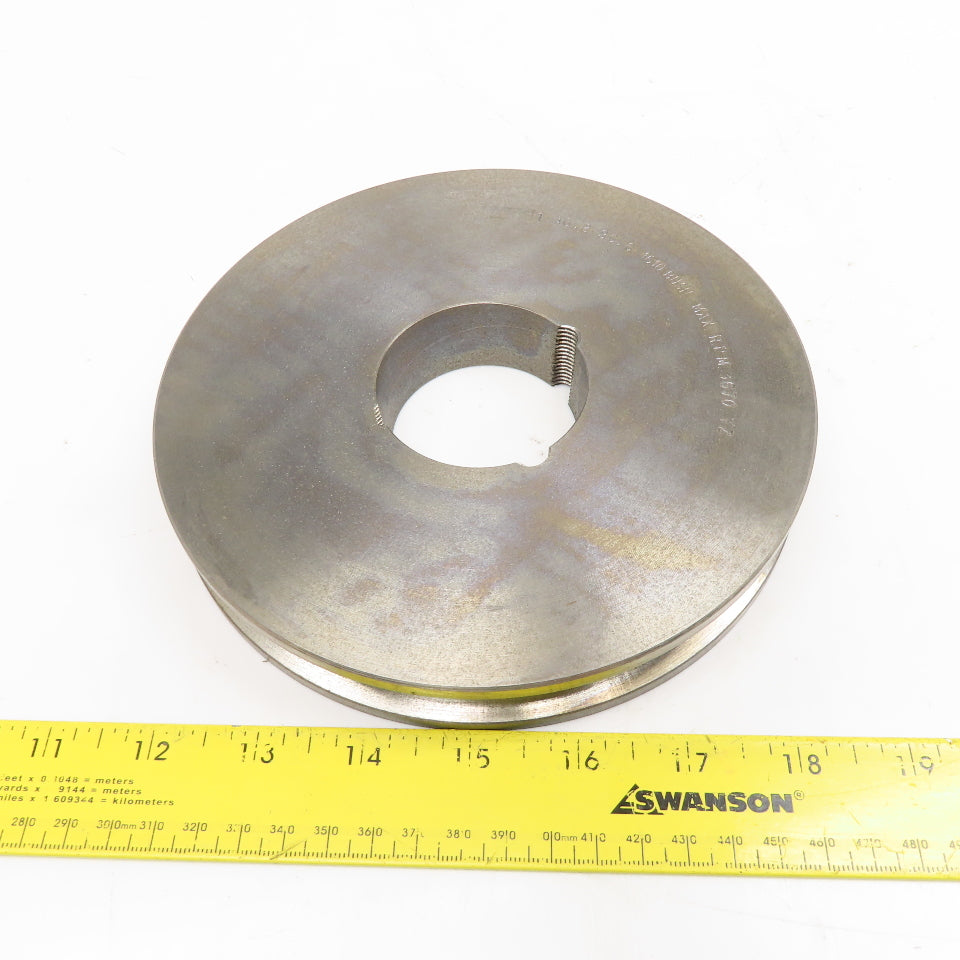 1A6.2B6.6 7" OD Single Groove Pulley Sheave 4L 5L Belt 1610 Bushed Bore 3670 RPM