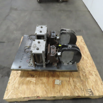 General Electric CR2800-1180B1 Double DC Contactor Voltage & Amps Unknown