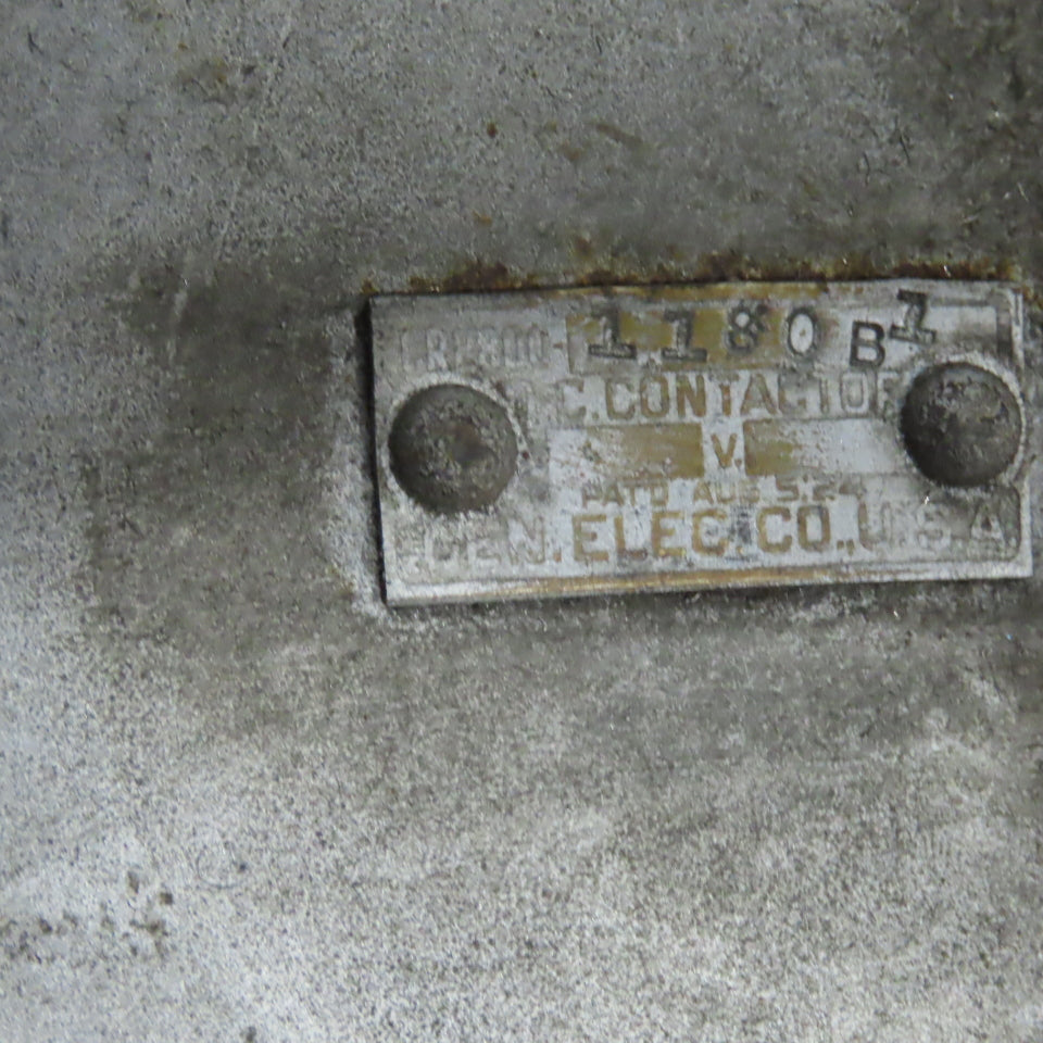 General Electric CR2800-1180B1 Double DC Contactor Voltage & Amps Unknown