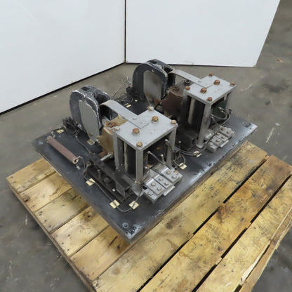 General Electric CR2800-1180B1 Double DC Contactor Voltage & Amps Unknown