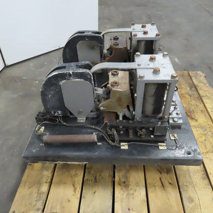 General Electric CR2800-1180B1 Double DC Contactor Voltage & Amps Unknown