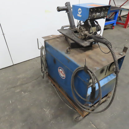 Miller CP-250TS 250A MIG Welder S-52A Wire Feeder & Wheel Package 208-230/460V