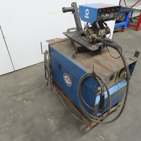 Miller CP-250TS 250A MIG Welder S-52A Wire Feeder & Wheel Package 208-230/460V
