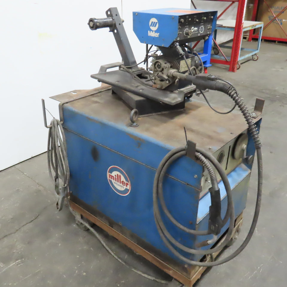 Miller CP-250TS 250A MIG Welder S-52A Wire Feeder & Wheel Package 208-230/460V