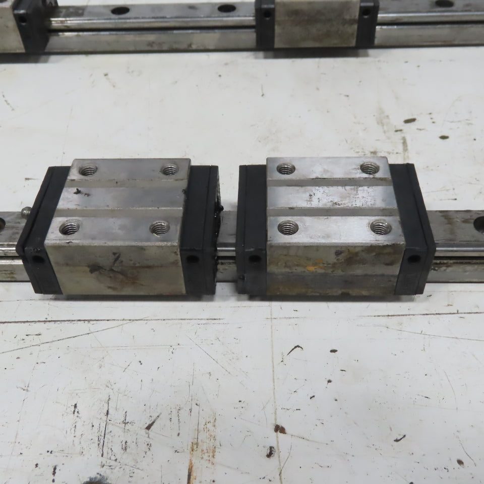 NSK LH30 30mm 1960mm Linear Guide Rail W/(2) Bearings Lot of 2