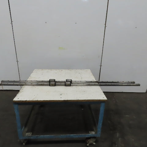 NSK LH30 30mm 1960mm Linear Guide Rail W/(2) Bearings Lot of 2