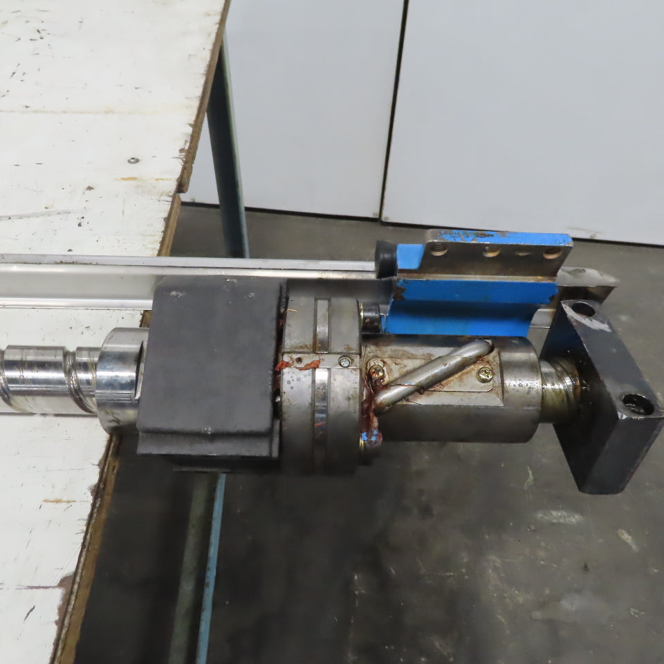 40mm Ball Screw Assembly 1730mm Long 40mm Pitch From a Finn-Power F5-25SB/AM
