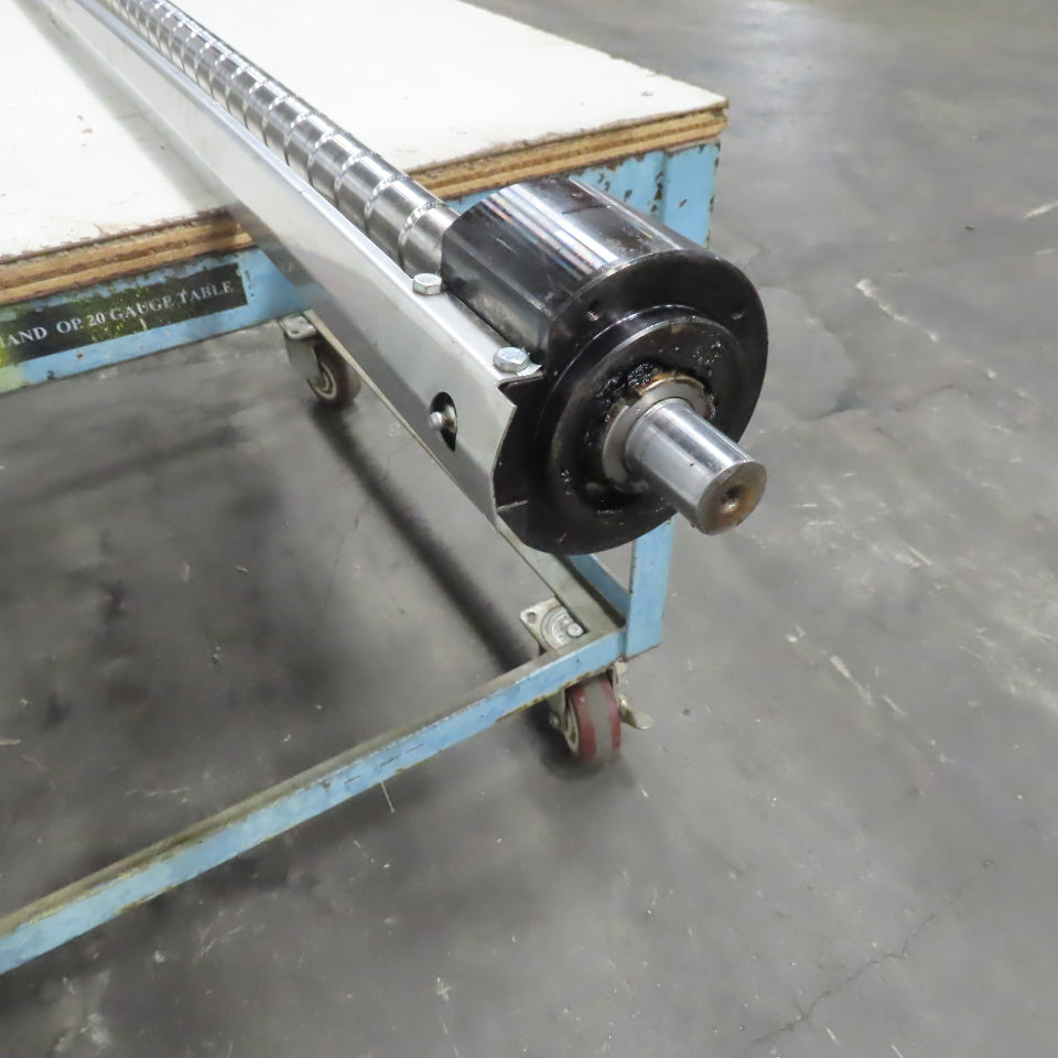 40mm Ball Screw Assembly 1730mm Long 40mm Pitch From a Finn-Power F5-25SB/AM