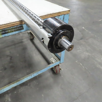 40mm Ball Screw Assembly 1730mm Long 40mm Pitch From a Finn-Power F5-25SB/AM