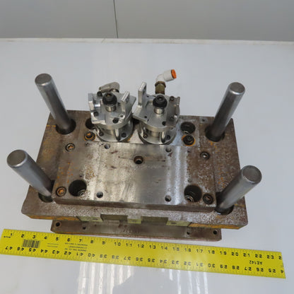 Danly 4 Post 5" Open Heavy Punch Press Die Shoe Tooling Set 14"X 8"x1-1/2"