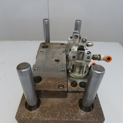 Danly 4 Post 5" Open Heavy Punch Press Die Shoe Tooling Set 14"X 8"x1-1/2"