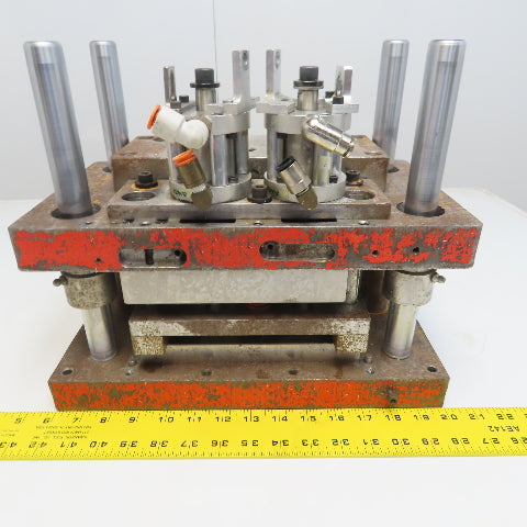 Danly 4 Post 5" Open Heavy Punch Press Die Shoe Tooling Set 14"X 8"x1-1/2"