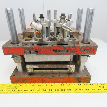 Danly 4 Post 5" Open Heavy Punch Press Die Shoe Tooling Set 14"X 8"x1-1/2"