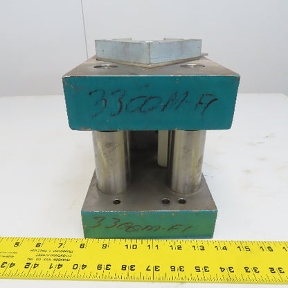 2 Post 6" Open Heavy Punch Press Die Shoe Tooling Set 6"X 8"x2"