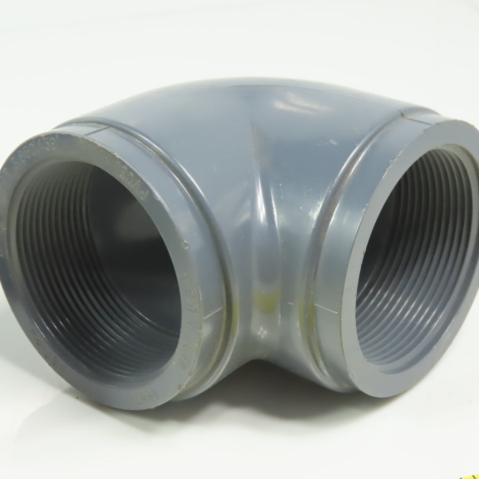 GSR D2464 SCH80 2" FPT PVC Elbow 90° PVC Elbow Gray Lot of 5