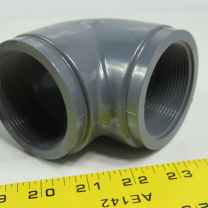 GSR D2464 SCH80 2" FPT PVC Elbow 90° PVC Elbow Gray Lot of 5