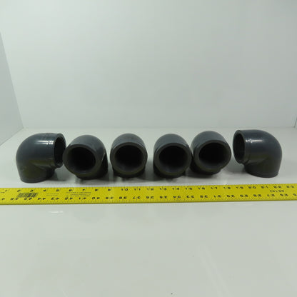 GSR D2464 SCH80 2" FPT PVC Elbow 90° PVC Elbow Gray Lot of 5