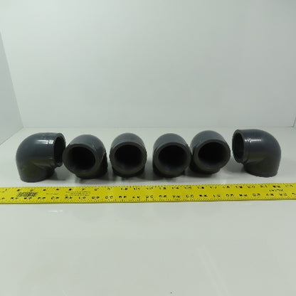 GSR D2464 SCH80 2" FPT PVC Elbow 90° PVC Elbow Gray Lot of 5