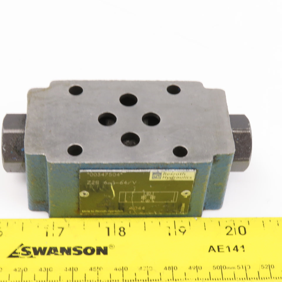 Rexroth Z2S 6-1-64/V Pilot Operated Check Valve Size 6