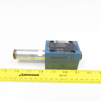 Rexroth 3WE A62/EG24N9K4 Single Solenoid Directional Valve No Coil