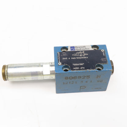 Rexroth 3WE A62/EG24N9K4 Single Solenoid Directional Valve No Coil