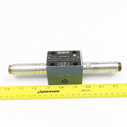 Bosch 081WV06P1V1018WS024/00 4/3 Way Double Solenoid Directional Valve No Coils