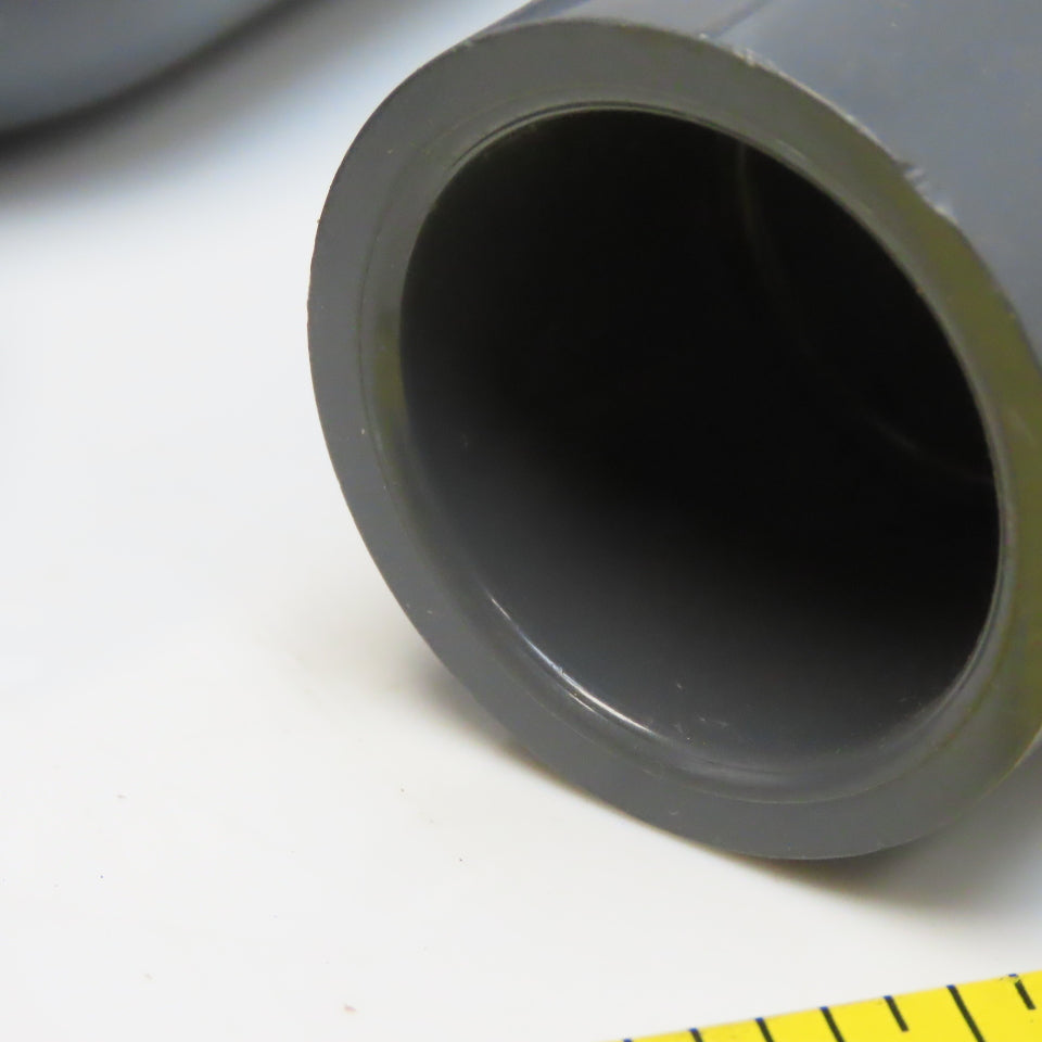 1" 90° Elbow Slip/Slip SCH80 Gray PVCI Socket/Socket Lot of 20