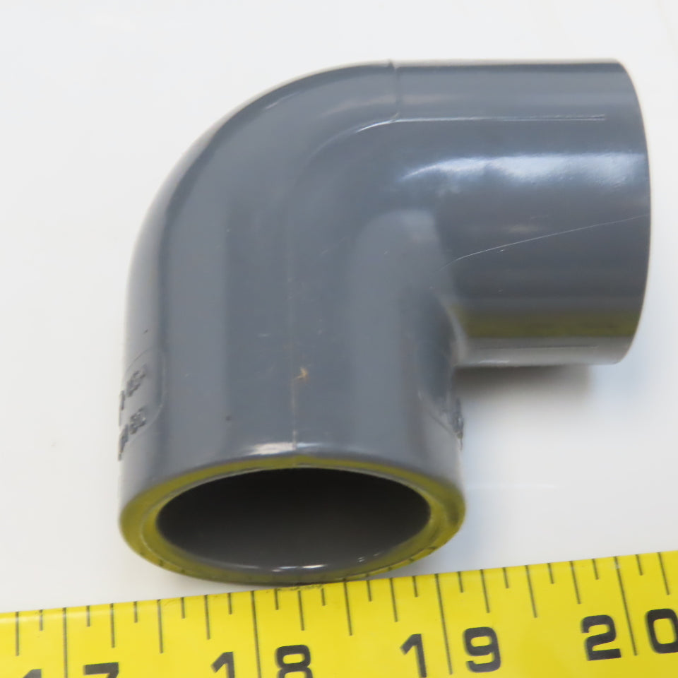 1" 90° Elbow Slip/Slip SCH80 Gray PVCI Socket/Socket Lot of 20