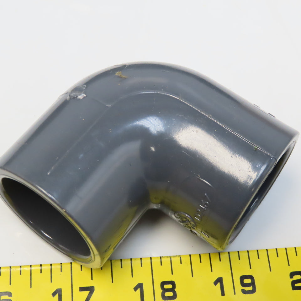 1" 90° Elbow Slip/Slip SCH80 Gray PVCI Socket/Socket Lot of 20