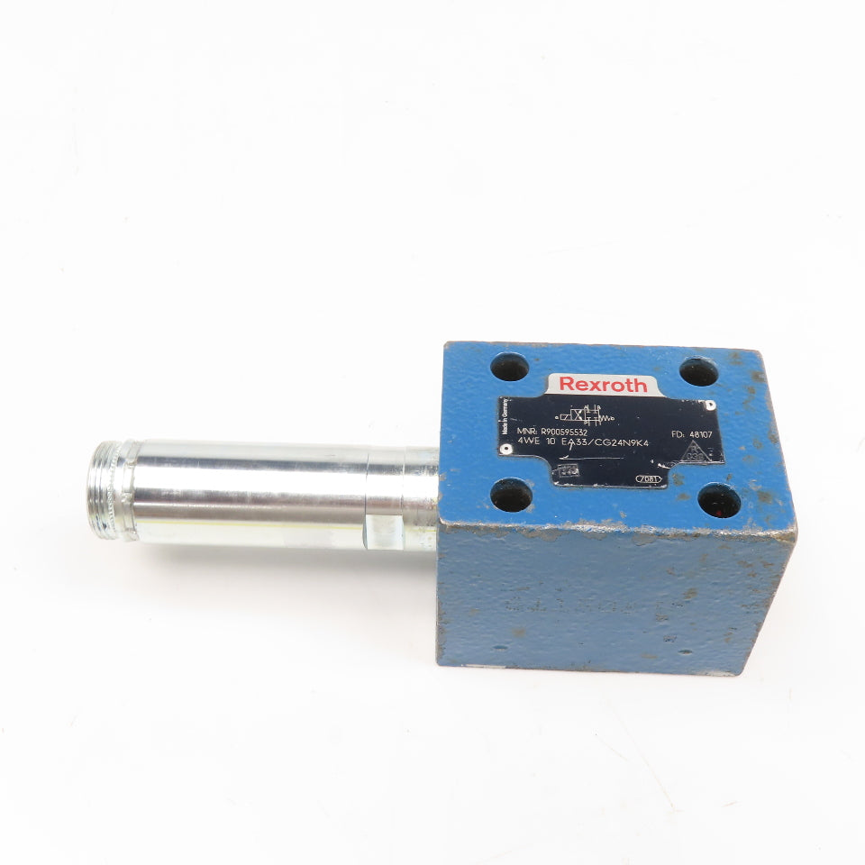 Rexroth 4WE 10 EA33/CG24N9K4 Single Solenoid Directional Valve 5/2 No Coil