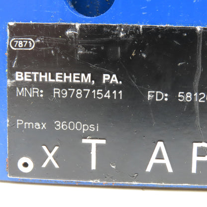 Bosch R978715411 5/3 Way Proportional Directional Valve Float Center